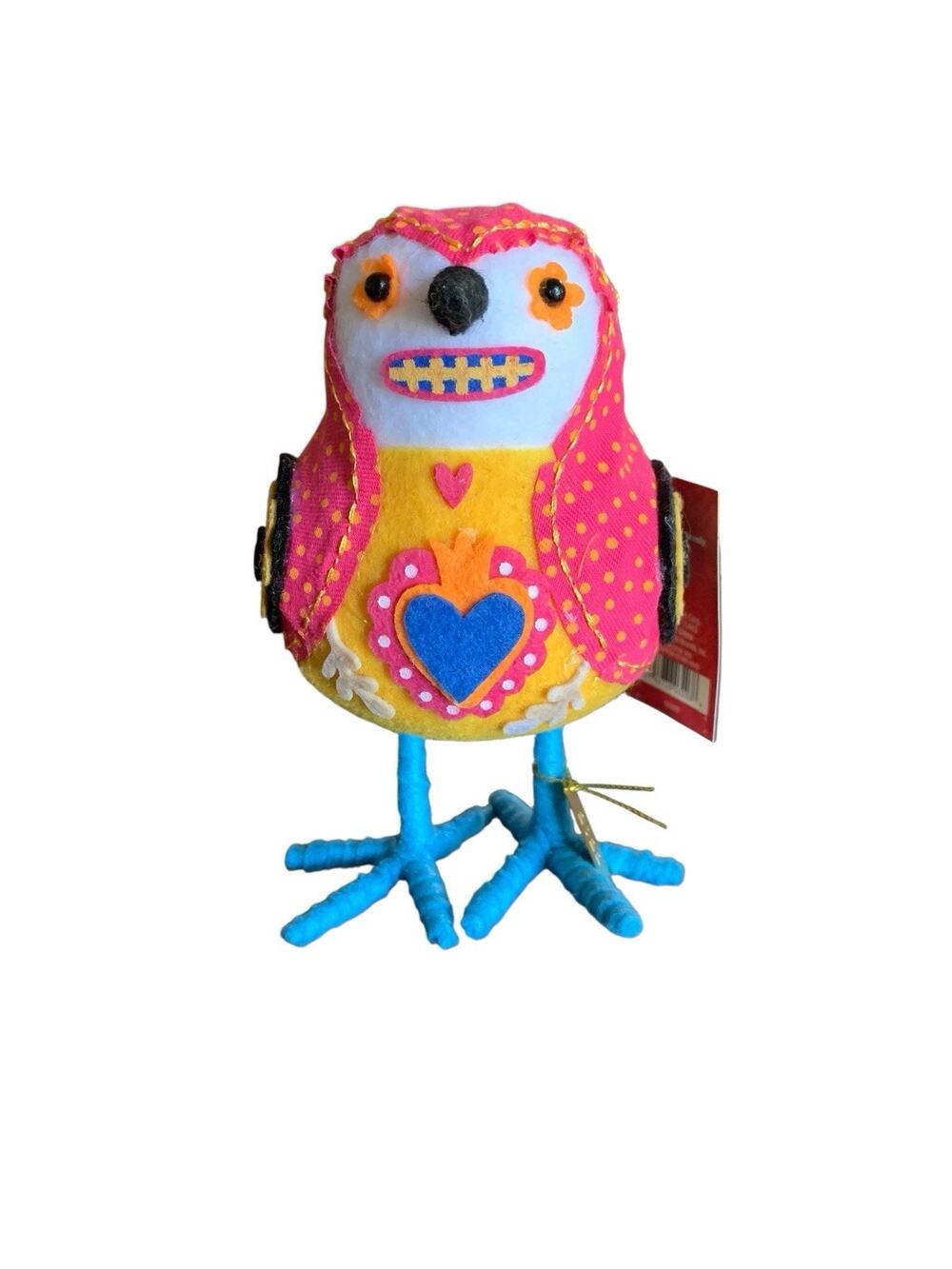Target Hyde EEK‎ Featherly Friends Dia De Muertos Felt Bird Amavida 2022 6"